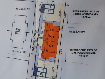 Mobitim vinde teren cu autorizatie de constructie duplex, Floresti