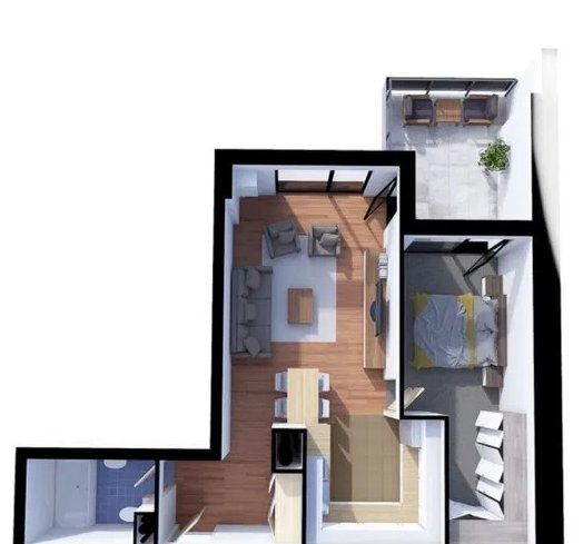 Apartament  2 camere superfinisat Gheorgheni